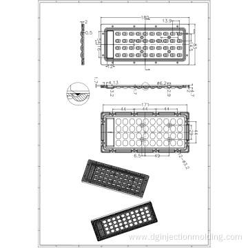 Muti-angle Street Light LED Optical Lens